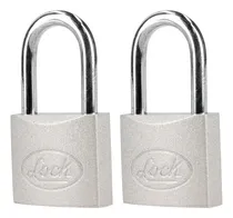 Comprar Juego Candados Acero Largos 45 Mm, Llave Estándar, 2 Piezas