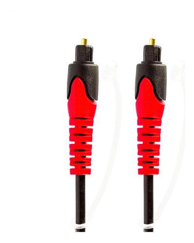 Cabos Óptico Toslink - 20 Metros - Kit Com 5
