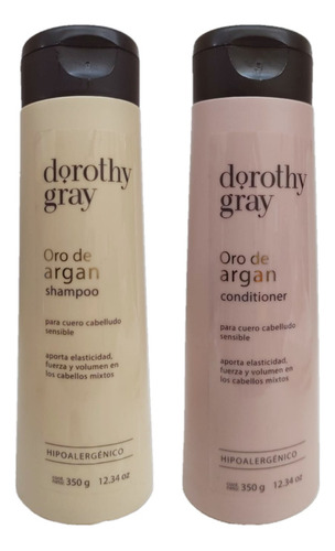 Shampoo + Enjuague Hipoalergenico Dorothy Gray Oro De Argan