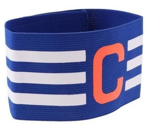 Brazalete Capitan Banda Ajustable Transpirable para Capitán de Fútbol  (Naranja) Ndcxsfigh