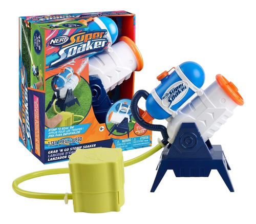 Lanzador De Agua Cañon A Pedal Nerf Super Soaker 