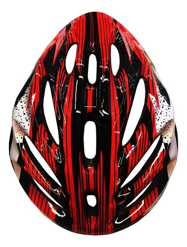 Capacete Mtb Acte A77-v - Vermelho E Preto Tamanho M