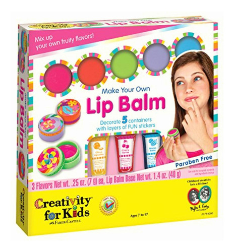 Creativity For Kids Make Your Own Lip Balm Kit Makes 5 Lip