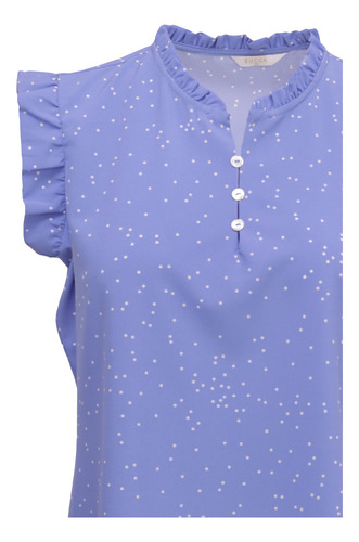 Blusa Casual Con Botones Y Puntos Zucca 0464