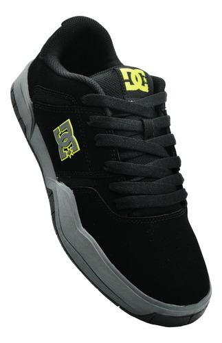 Tenis Dc Shoes Central Adys100551 Xksg Black/grey/green Mens