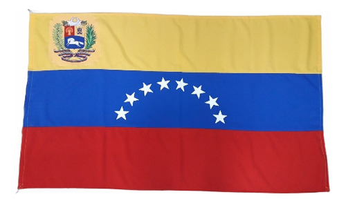 Bandera De Venezuela En Nylon, Exteriores Medidas 1,50x90