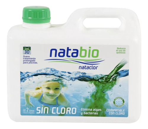 Natabio Sin Cloro Nataclor 2 Litros