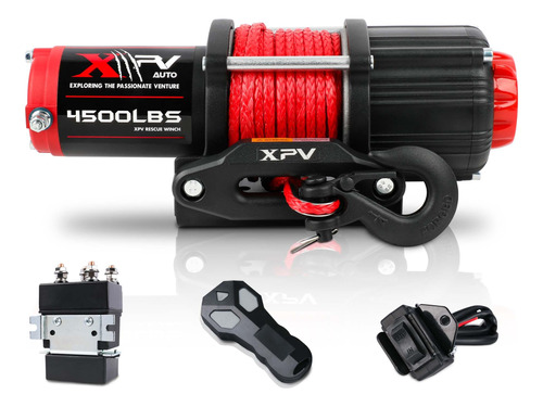 Xpv Auto Cabrestante Electrico De 12 V Y 4500 Libras Para Re