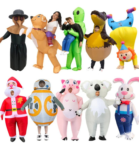 Disfraz De Cosplay De Alienígena Para Niños, Inflable Para A