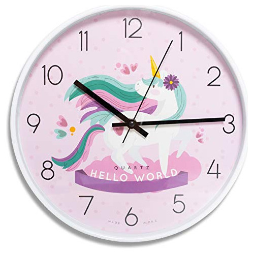 Something Unicorn - Hermoso Reloj De Pared De Unicornio Para