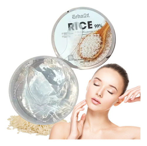 Limpieza Facial Gel Arroz Exfoliante Cara Cuerpo Hidratante