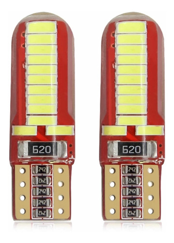 2 Lamparas Led T10 Ironman Blanco Posicion Auto 12v 24v