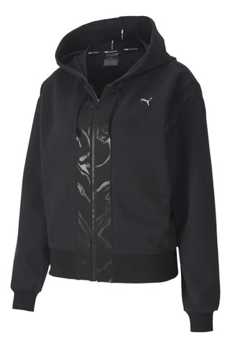 Sweater Puma  Metallic Hoodie Training Casual - Para Dama