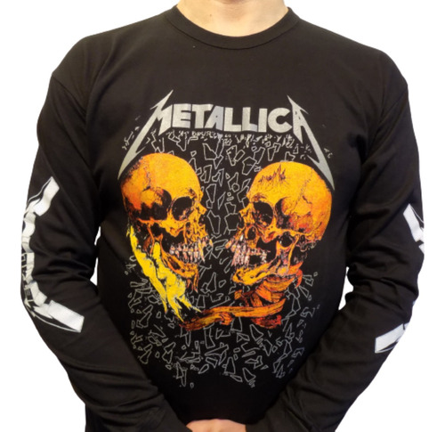 Remeras Manga Larga De Metallica Varios Modelos Que Sea Rock