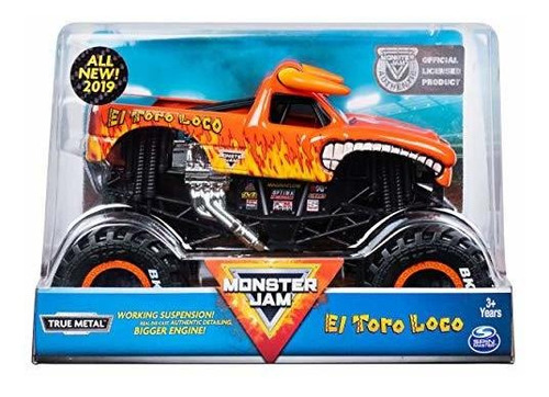 Mj Monster Jam, Oficial De El Toro Loco Monster 7b86q