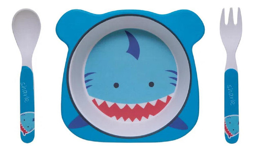 Kit De Alimentação Eco 3 Peças Tubarão - Girotondo Baby