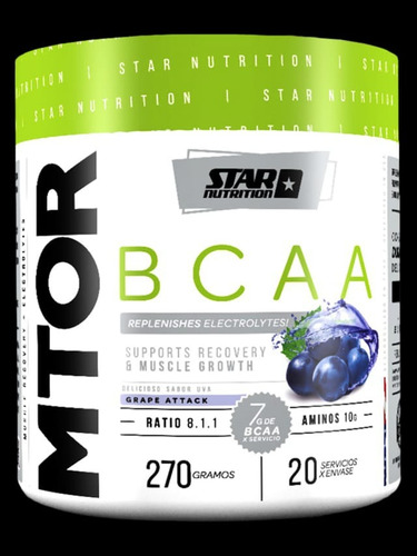 Mtor Bcaa 270g Suplemento Star Nutrition