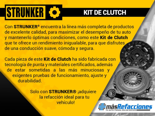 Clutch Dodge Dart L4 2.2l 1983-1989 Strunker