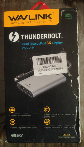 Thunderbolt 3 To Dual Displayport Display