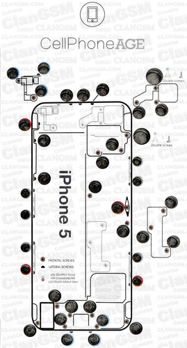 Tornillos iPhone  3g 3gs 4 4s