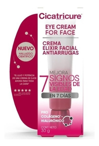 Cicatricure Eye Creme Crema Elixir Facial Anti Arrugas 30 G