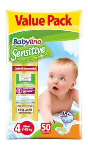 Pañales Babylino Sensitive, Talla 4