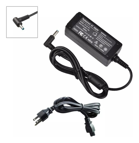 Cargador Portatil Laptop Compatible Hp Punta Azul 19.5v 3.3a