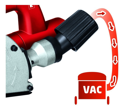 Amoladora Acanaladora Muros Einhell Th-ma 1300w 2 Discos 125 Frecuencia 50hz Color Rojo