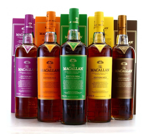Imagen 9 de 9 de Whisky The Macallan Edition Nro 5 700ml En Estuche