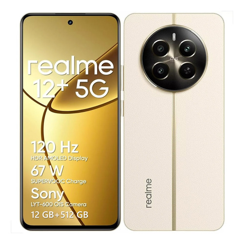 Celular Realme 12+ 5g 512gb Dual Sim 12gb Ram Nfc Promoção