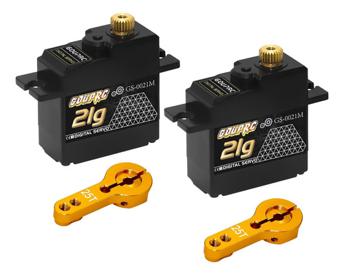 Gouprc - Mini Servo Digital Micro De Engranajes De Metal Con