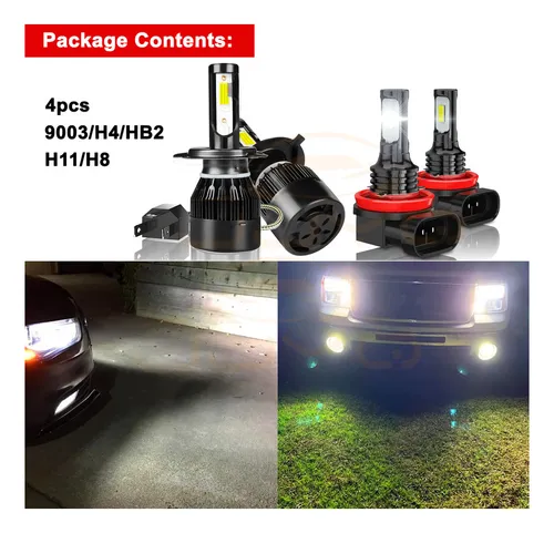 14000lm 9003/h4 H11/h8 Kit Led De Haz Alto/bajo Para Suzuki
