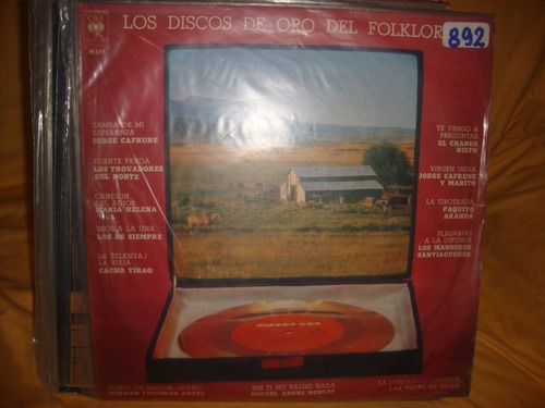 Vinilo Los Discos De Oro Del Folklore Manseros Cafrune F2
