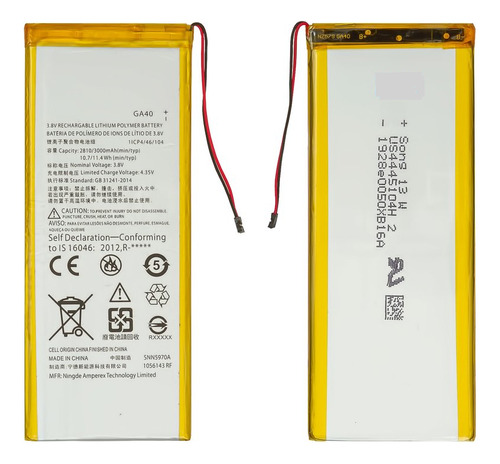 Bateria Para Motorola G4 G4 Plus Ga40 Con Garantia