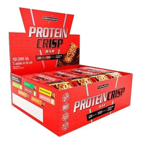 Barra Protein Crisp 12 Unidades - Caixa - Integralmédica