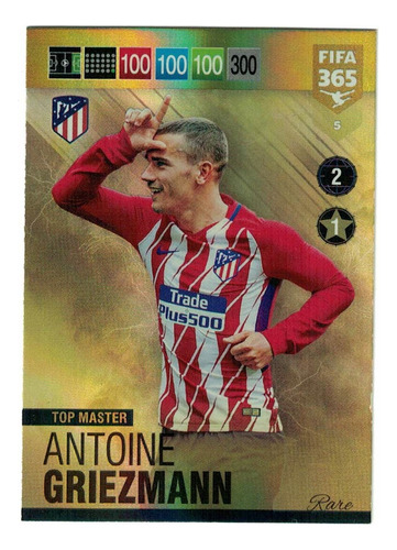 Carta Antoine Griezmann Adrenalyn Fifa 365 2019 Top Master 