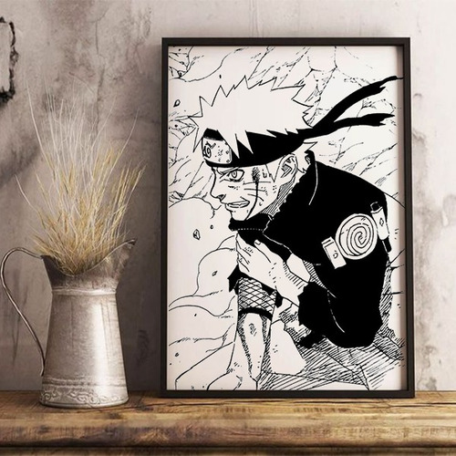 Cuadros De Madera Grabado De Naruto