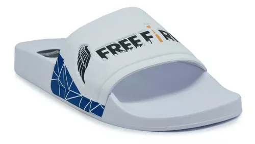 Chinelo De Dedo Masculino Free Fire Angelical Azul - Compre Agora