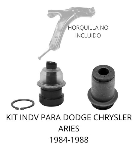 Kit Bujes Y Rotula Para Dodge Chrysler Aries 1984-1988