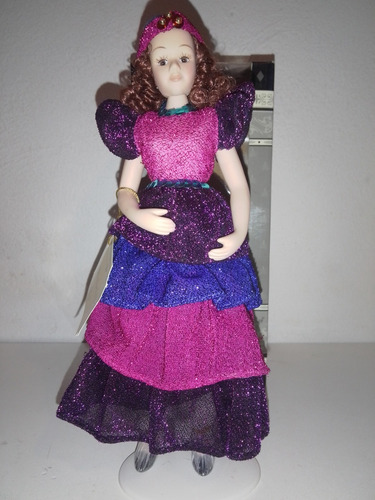 Muñeca De Porcelana Florina Collection Made In Brazil Vintag (Usado)