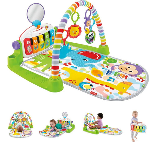 Fisher-price Deluxe Kick 'n Play Piano Gym, Verde, Género Ne