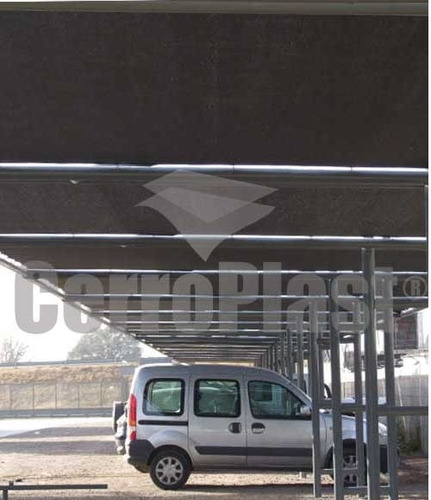 Imagen 3 de 7 de Media Sombra 90% Reforzada Negra Ancho 4 Mt X 10 Mt