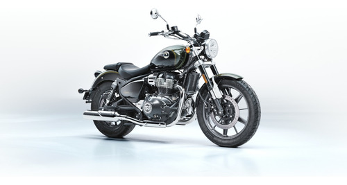 Royal Enfield Super Meteor 650 - Interstellar -(grey, Grenn)