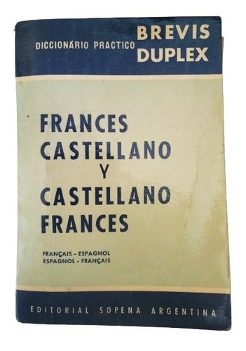 Diccionario Brevis Duplex Francés-español Español-francés