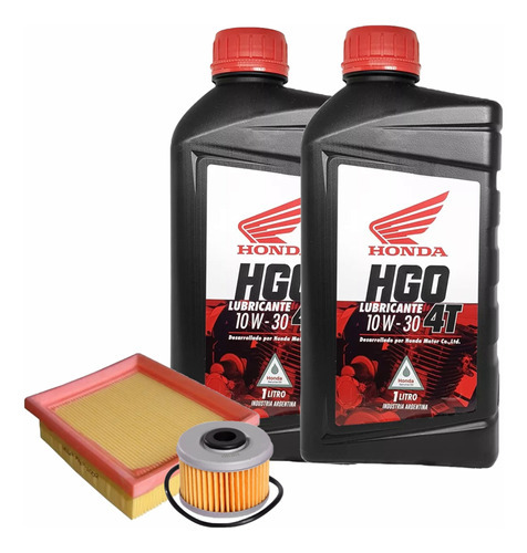 Kit Honda Tornado Xr250 Filtros Aceite Aire + Mineral 10w30