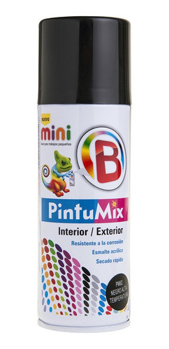 Pinturas Pintumix De 200 Ml Negro Billante