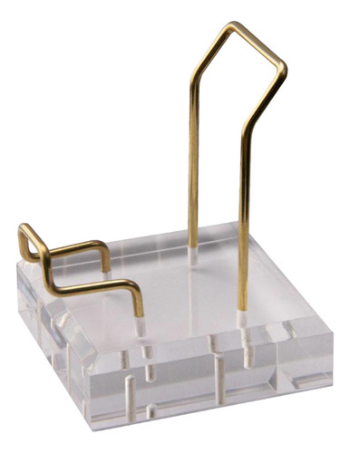 2 Soporte De Exhibición Transparente Los 8x8x10cm Claro