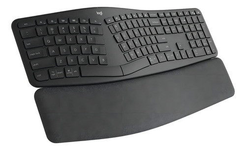 Teclado bluetooth Logitech Ergo Series QWERTY español color negro