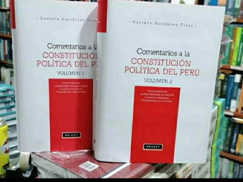 Comentarios. Constitución Política Del Perú  2020 -2 Tomos 