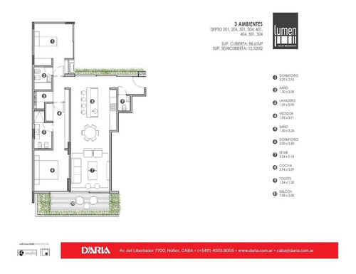 Imagen 3 de 11 de Edif Sustentable: Calidad Y Diseño: 2,3 Y 4 Amb